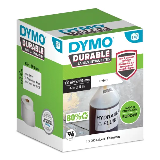 Etykiety DYMO Durable duża wysyłkowa - 104 x 159mm 2112287