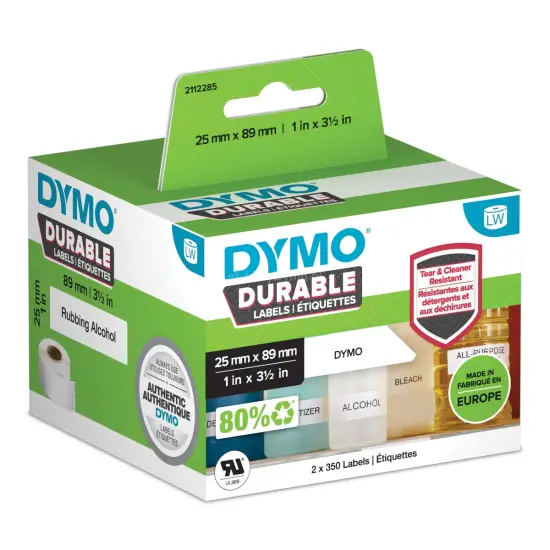 Etykiety DYMO Durable wielofunkcyjna - 25 x 89mm 2112285